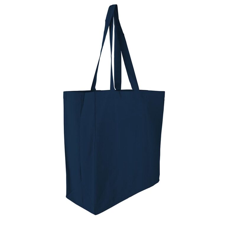 cotton canvas bags with side panels 1