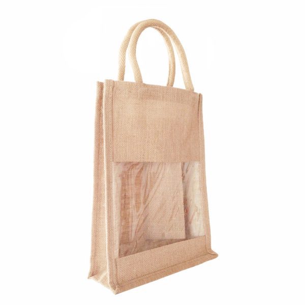 jute double wine bottle carrier 02